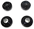 4.7107G Radius Arm Bushing - Black, Polyurethane, Direct Fit, Kit
