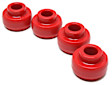 4.7107R Radius Arm Bushing - Red, Polyurethane, Direct Fit, Kit