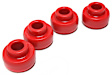 4.7107R Radius Arm Bushing - Red, Polyurethane, Direct Fit, Kit