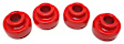 4.7107R Radius Arm Bushing - Red, Polyurethane, Direct Fit, Kit