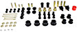 1976 Dodge Dart - Master Bushing Kit - Black, Polyurethane, Direct Fit, Kit