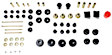 1976 Dodge Dart - Master Bushing Kit - Black, Polyurethane, Direct Fit, Kit