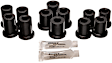 5.2103G Leaf Spring Bushing - Black, Polyurethane, Direct Fit, 2-spring-and-shackle set