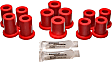 5.2103R Leaf Spring Bushing - Red, Polyurethane, Direct Fit, 2-spring-and-shackle set