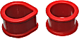 7.10103R Steering Rack Bushing - Red, Polyurethane, Direct Fit, Kit