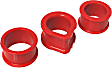 7.10104R Steering Rack Bushing - Red, Polyurethane, Direct Fit, Kit