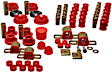 7.18107R Master Bushing Kit - Red, Polyurethane, Direct Fit, Kit