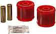 7.7108R Trailing Arm Bushing - Red, Polyurethane, Direct Fit, Set of 2