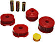 8.1104R Motor and Transmission Mount Bushing - Red, Polyurethane, Direct Fit