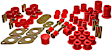 8.18101R Master Bushing Kit - Red, Polyurethane, Direct Fit, Kit