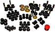 Master Bushing Kit - Black, Polyurethane, Direct Fit, Kit
