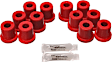 8.2106R Leaf Spring Bushing - Red, Polyurethane, Direct Fit, 2-spring-and-shackle set