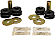 8.3125G Trailing Arm Bushing - Black, Polyurethane, Direct Fit, Set of 4