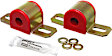 9.5103R Sway Bar Bushing - Red, Polyurethane, Universal, Set of 2, 14 mm Sway Bar Diameter