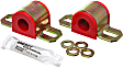 9.5125R Sway Bar Bushing - Red, Polyurethane, Universal, Set of 2, 21 mm Sway Bar Diameter
