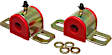 9.5152R Sway Bar Bushing - Red, Polyurethane, Universal, Set of 2, 13 mm Sway Bar Diameter