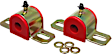 9.5157R Sway Bar Bushing - Red, Polyurethane, Universal, Set of 2, 20.5 mm Sway Bar Diameter