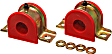 9.5181R Sway Bar Bushing - Red,, Set of 2, 1 mm Sway Bar Diameter