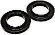 9.6107G Coil Spring Insulator - Black, Polyurethane, Universal, Set of 2