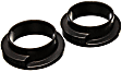 9.6115G Universal Coil Spring Isolator, Black, Polyurethane, 2-3/16 in. Inner Diameter, 3 in. Outer Diameter, 1/4 in. Thick, 1 in. Height, Set Of 2
