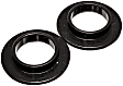 9.6121G Coil Spring Insulator - Black, Polyurethane, Universal, Set of 2