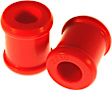 9.8141R Shock Bushing - Red, Polyurethane, 1-Piece, Universal, Set of 2