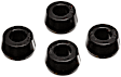 9.8142G Shock Bushing - Black, Polyurethane, 2-Piece, Universal, Set of 2