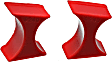9.9162R Shock Absorber Reservoir Isolator - Red, Polyurethane, Universal