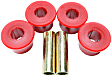 9.9488R Flange Type Bushing - Red, OD 1.75 in, ID .875 in, Tube Length 2.56 in