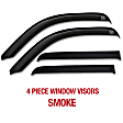 571671 Front and Rear Window Visor, Smoke