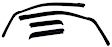 2013 Dodge Durango - Front and Rear, Smoke, Window Visor