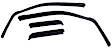 575251 Front and Rear, Driver and Passenger Side Window Visor, Smoke
