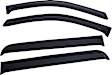 641671 Front and Rear, Driver and Passenger Side Window Visor, Smoke
