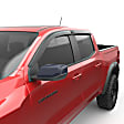 641795 Front and Rear, Driver and Passenger Side Window Visor, Dark Smoke
