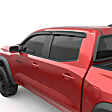 641795 Front and Rear, Driver and Passenger Side Window Visor, Dark Smoke