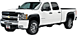 751194 Front and Rear, Driver and Passenger Side Fender Flares, Lightly Textured Black Rugged Look Series