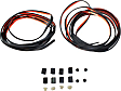 751504 Front and Rear, Driver and Passenger Side Fender Flares, Lightly Textured Black Rugged Look Series