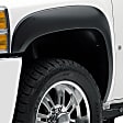 751504 Front and Rear, Driver and Passenger Side Fender Flares, Lightly Textured Black Rugged Look Series