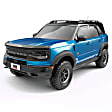 753564 Front and Rear, Driver and Passenger Side Fender Flares, Black Sport Utility