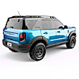 753564 Front and Rear, Driver and Passenger Side Fender Flares, Black Sport Utility