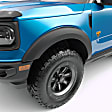 753564 Front and Rear, Driver and Passenger Side Fender Flares, Black Sport Utility