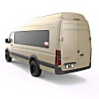 2021 Mercedes Benz Sprinter 3500 - Front and Rear, Driver and Passenger Side, Fender Flares, 3-Door, 170.0 in. wheelbase, Black, Standard Cargo Van