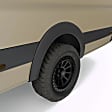 2021 Mercedes Benz Sprinter 3500 - Front and Rear, Driver and Passenger Side, Fender Flares, 3-Door, 170.0 in. wheelbase, Black, Standard Cargo Van