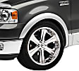 783174 Front and Rear, Driver and Passenger Side Fender Flares, Lightly Textured Black OEM Style Series