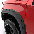791655 Front and Rear, Driver and Passenger Side Fender Flares, Black