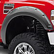 791884-GBA Front and Rear, Driver and Passenger Side Fender Flares, Black