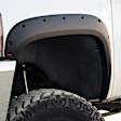 792655 Front and Rear, Driver and Passenger Side Fender Flares, Matte Black Bolt-on Look Series
