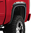 792854 Front and Rear, Driver and Passenger Side Fender Flares, Lightly Textured Black Bolt-on Look Series
