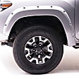 795494-1D6 Front and Rear, Driver and Passenger Side Fender Flares, Silver Bolt-On Look Painted Series