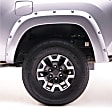 795494-1D6 Front and Rear, Driver and Passenger Side Fender Flares, Silver Bolt-On Look Painted Series